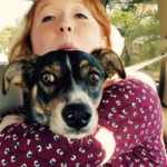 Amy Epps with dog