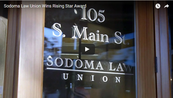 Sodoma Law Union receives Union County Chamber of Commerce Rising Star Award